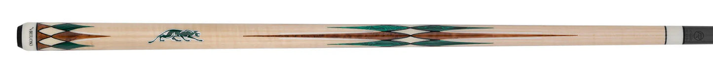 Predator Virtuoso Curly Maple/Malachite Green No Wrap Pool Cue