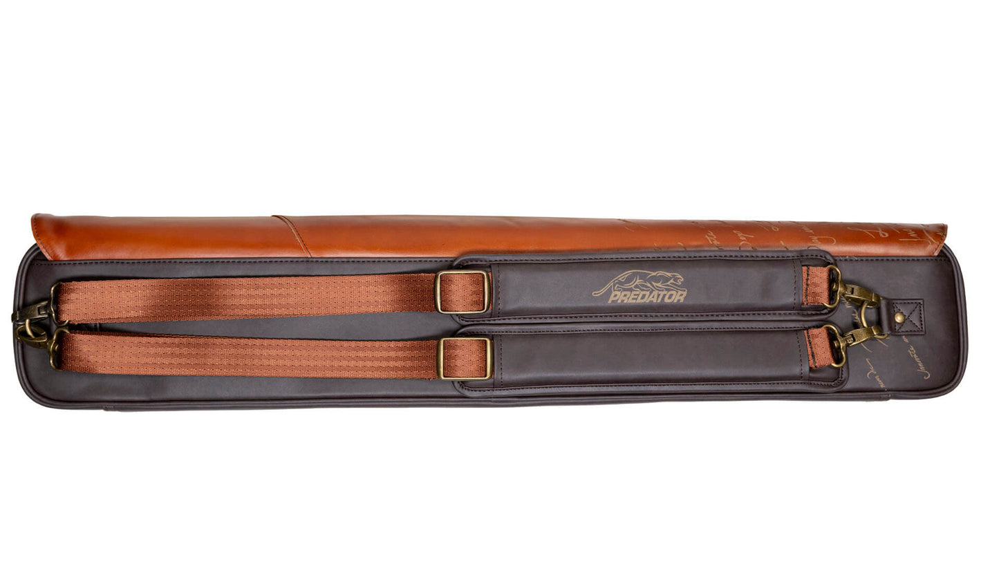 Predator Limited Edition Legacy Pool Cue Case - Light Brown - 2 Butts x 4 Shafts
