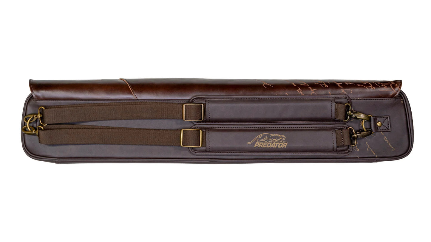 Predator Limited Edition Legacy Pool Cue Case - Dark Brown - 3 Butts x 5 Shafts