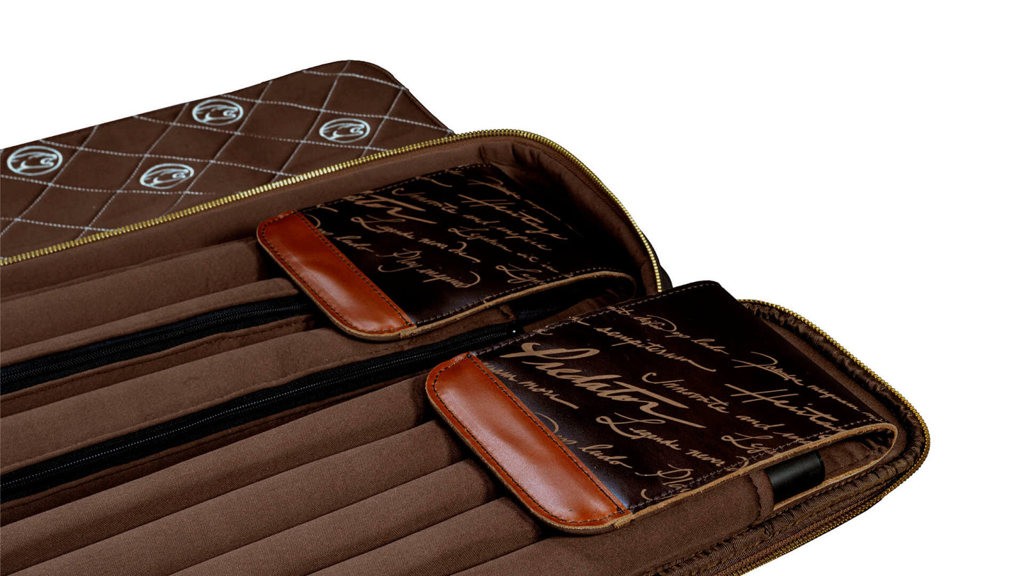 Predator Limited Edition Legacy Pool Cue Case - Dark Brown - 3 Butts x 5 Shafts