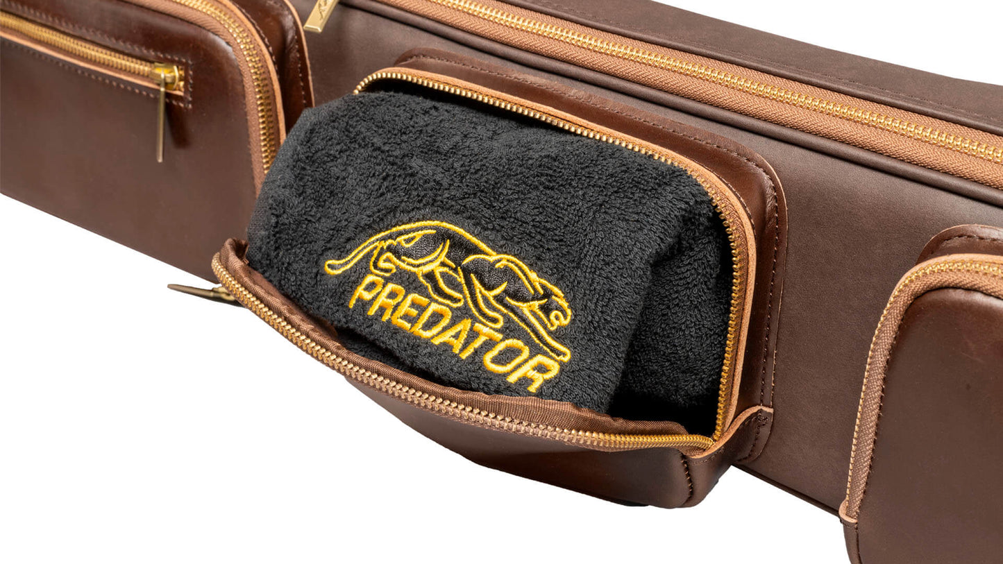 Predator Limited Edition Legacy Pool Cue Case - Dark Brown - 3 Butts x 5 Shafts