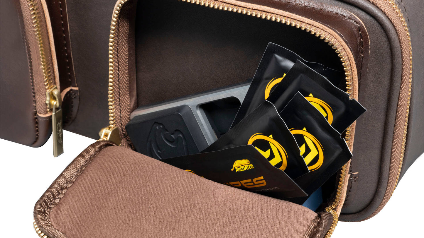 Predator Limited Edition Legacy Pool Cue Case - Dark Brown - 3 Butts x 5 Shafts