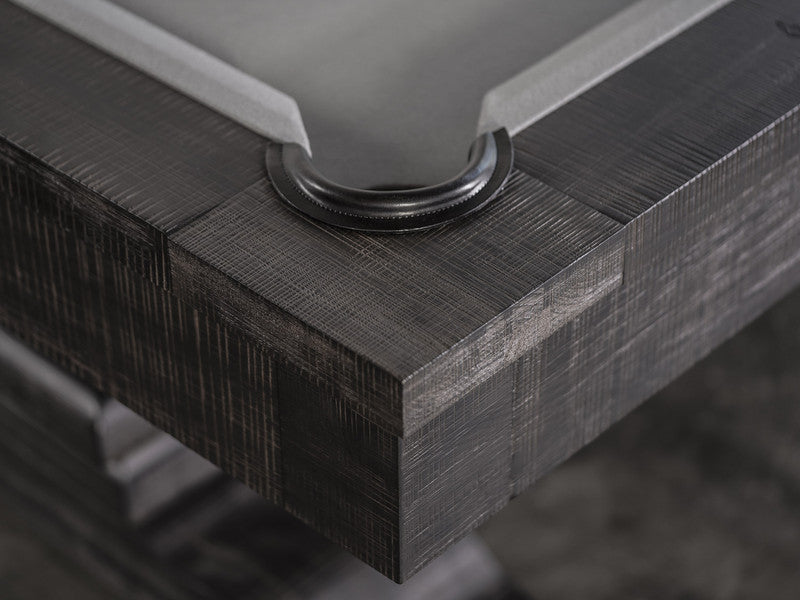 Beaumont Pool Table Distressed Black