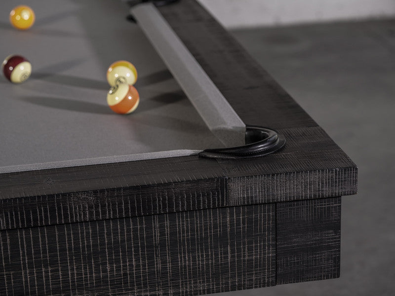 Beaumont Pool Table Distressed Black