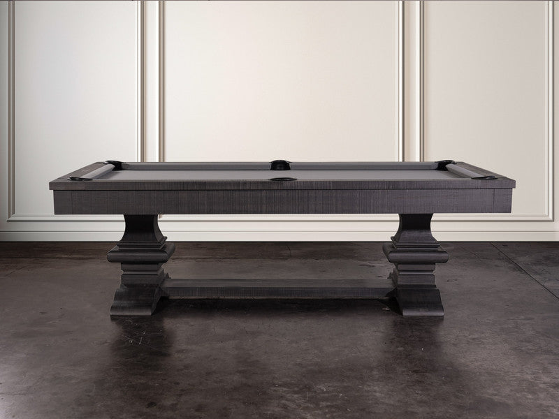 Beaumont Pool Table Distressed Black