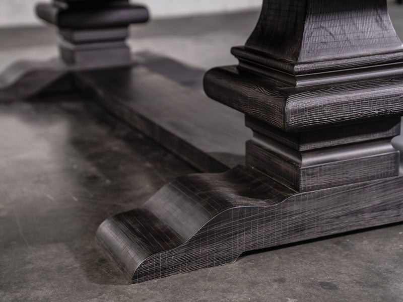 Beaumont Pool Table Distressed Black