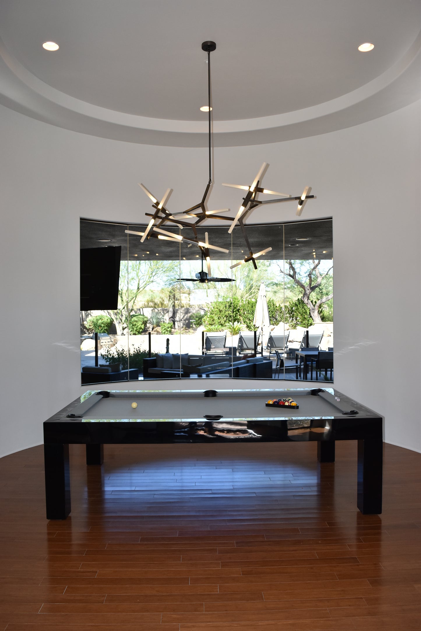 Bellagio Pool Table Black Piano Finish