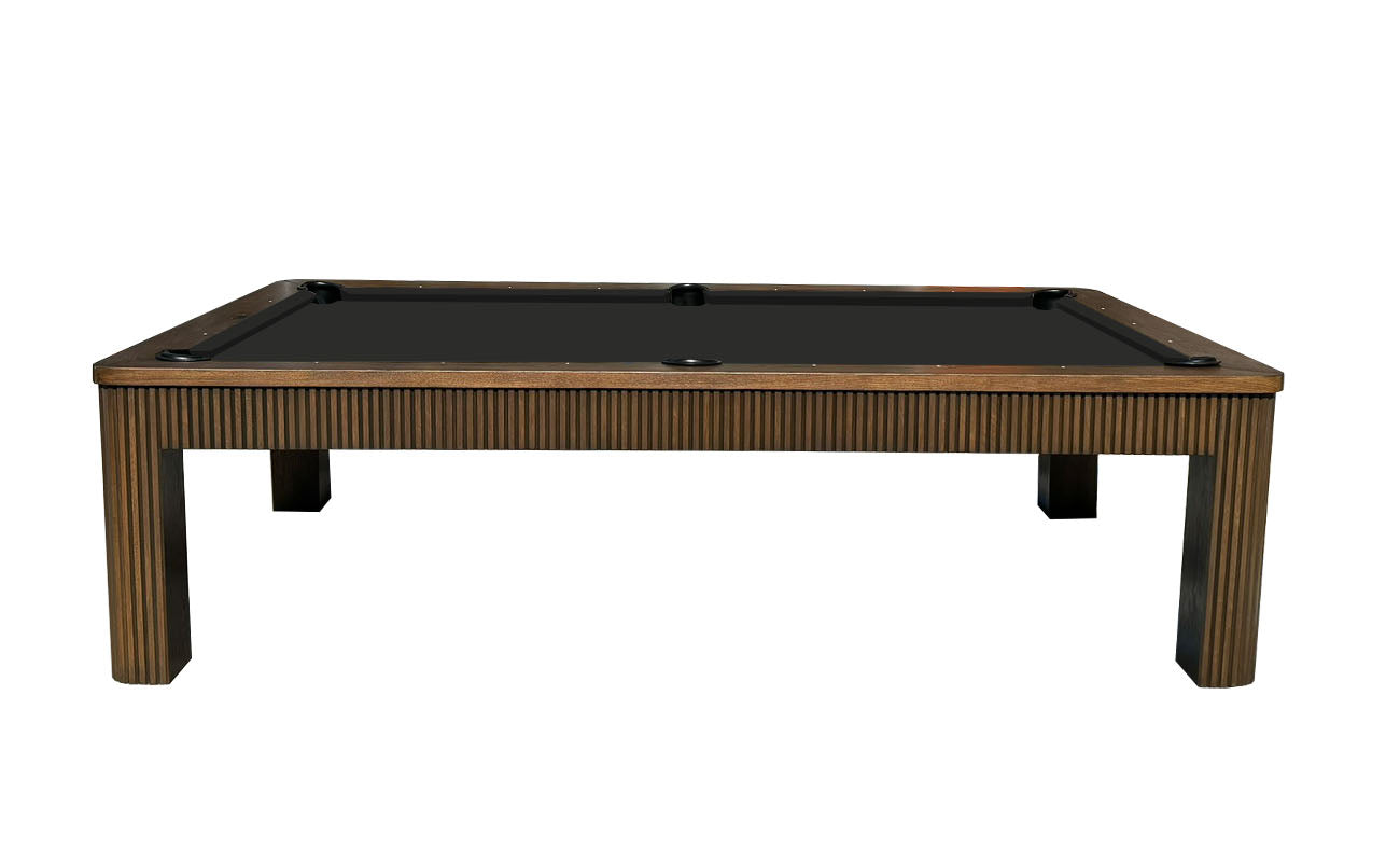 Belmont Pool Table Brown Oak