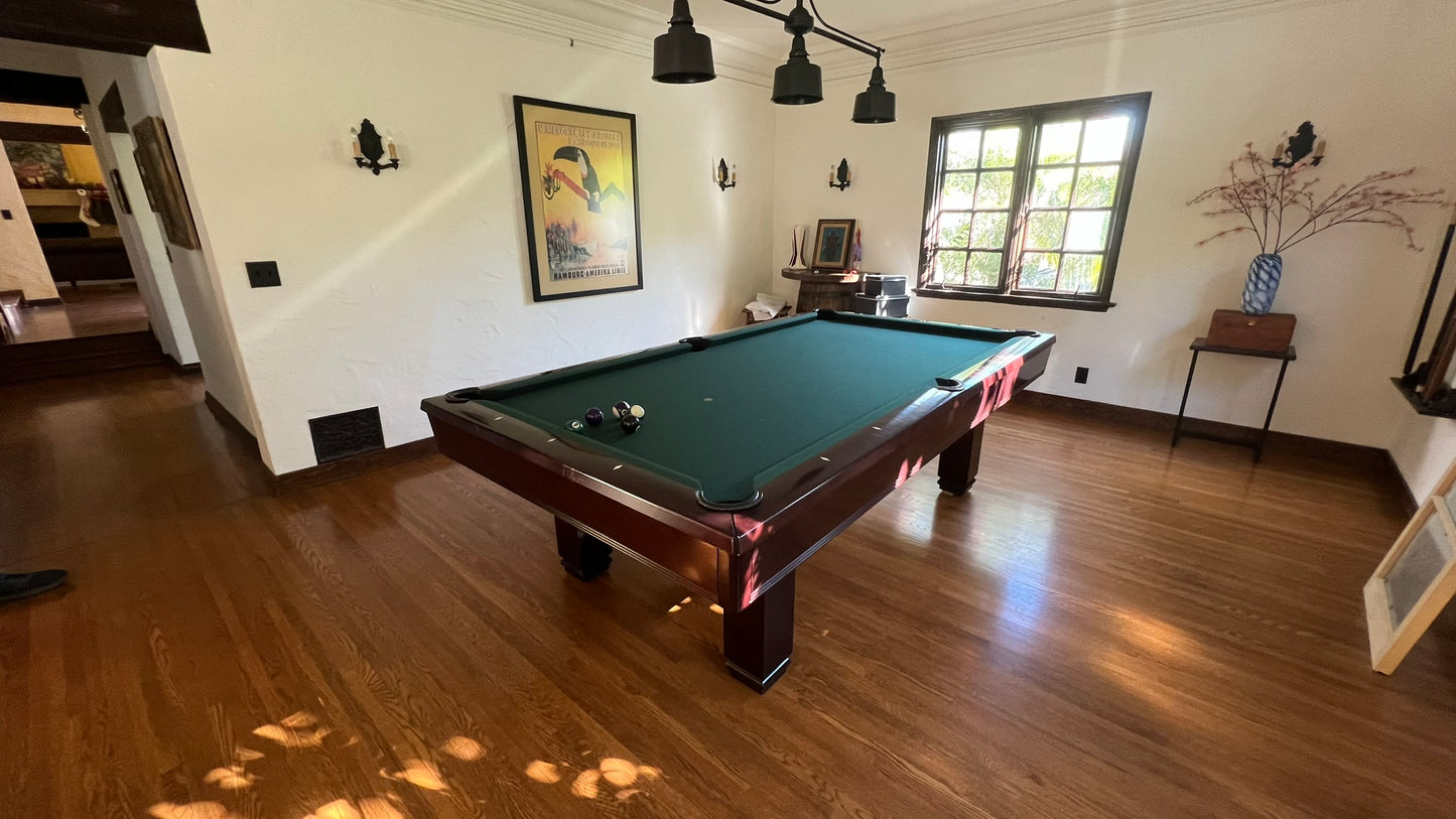 Used Brunswick Pool Table Bridgeport 8ft MH