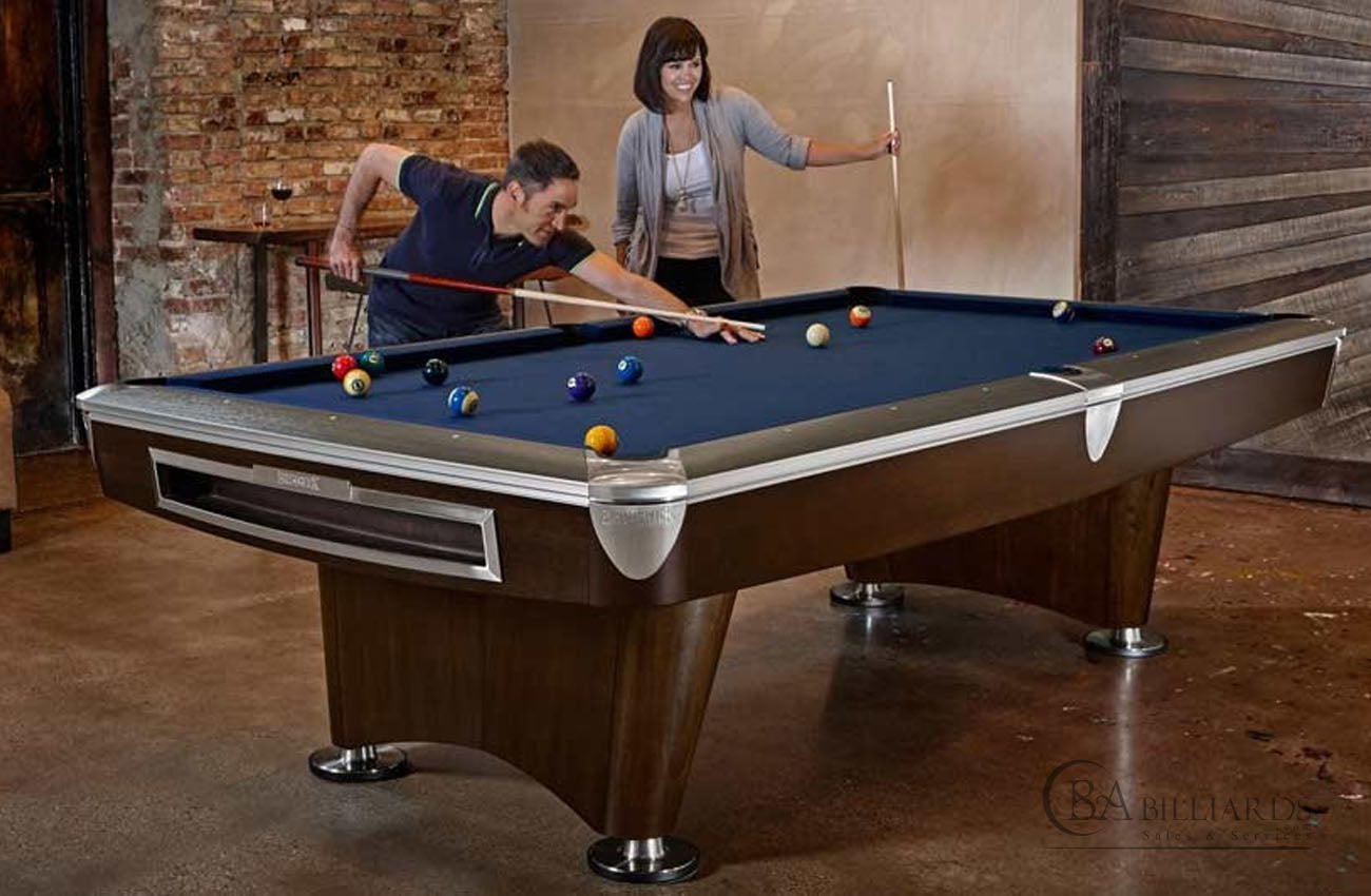 Gold Crown VI Pool Table 9ft in stock Delivery in 1 to 3 Days