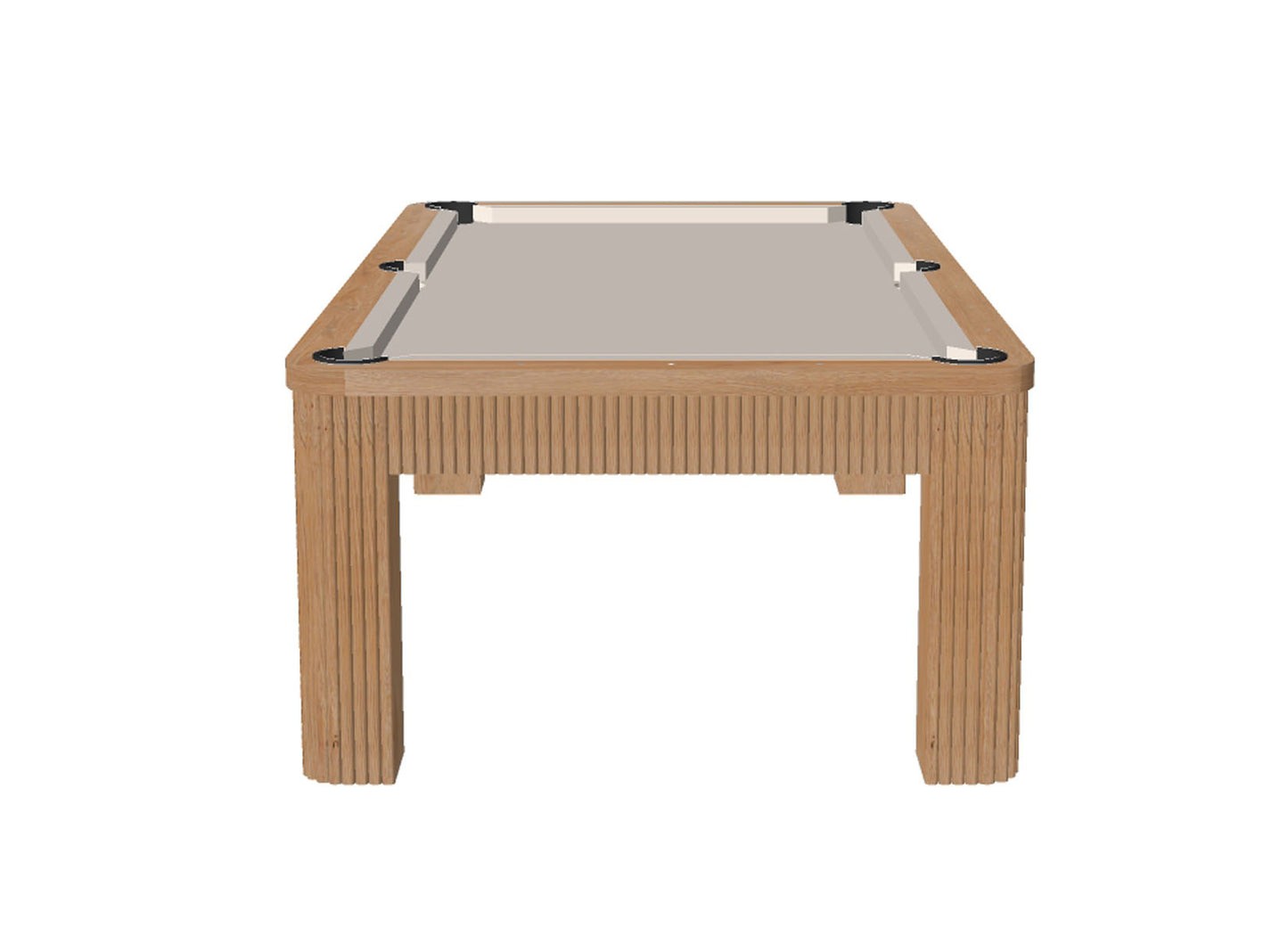 Belmont Pool Table Natural Oak