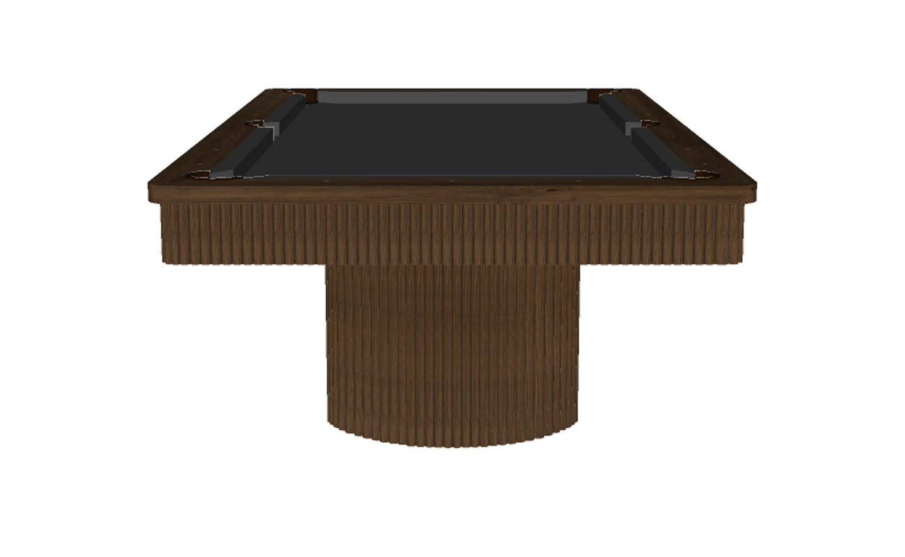 Byron Pool Table Brown Oak