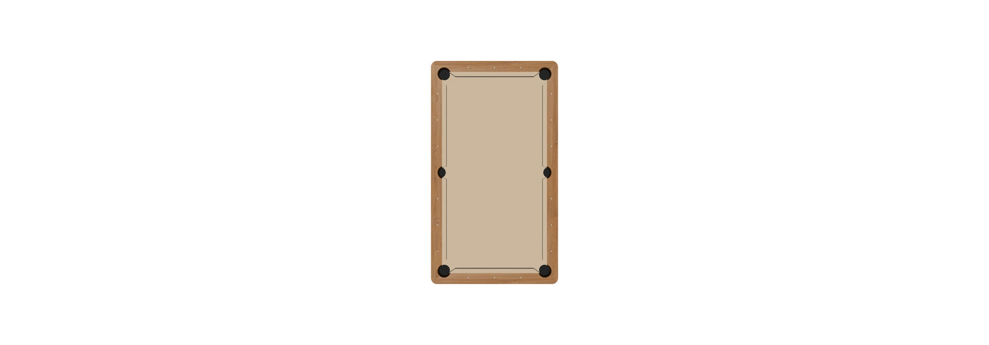 Byron Pool Table Natural Oak