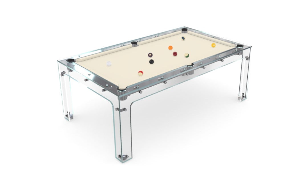 Carat Light Glass Pool Table