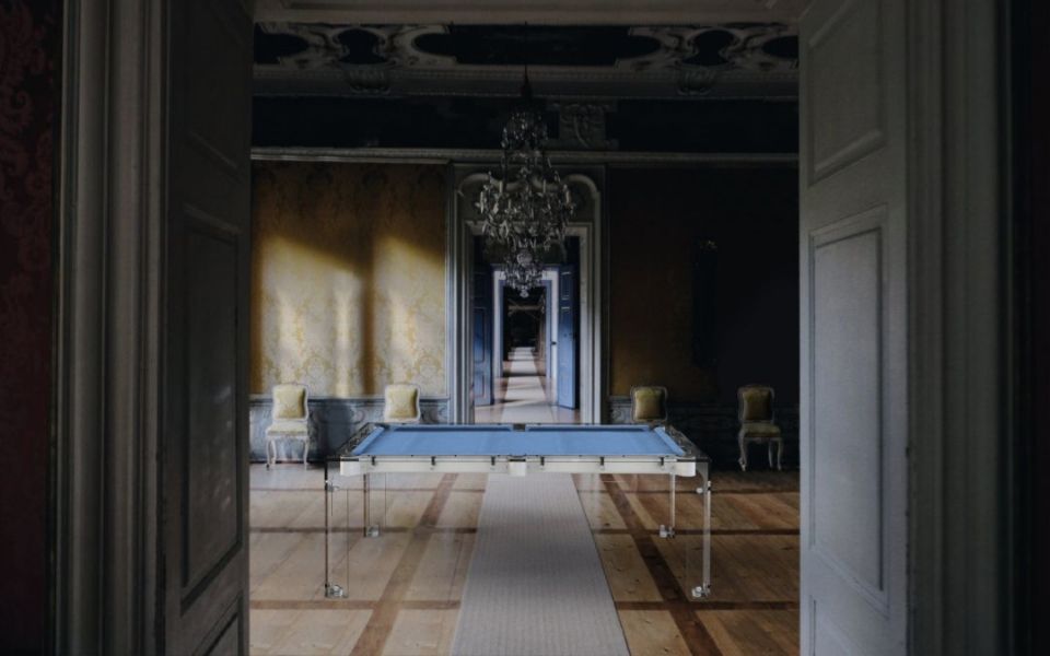Carat Light Glass Pool Table
