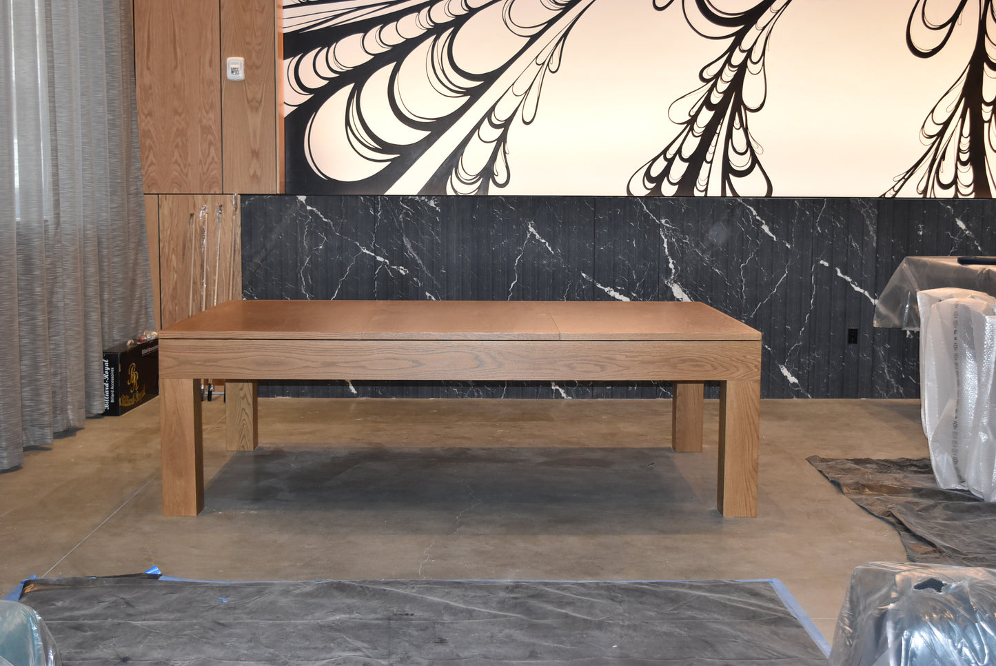 Bellagio Pool Table Oak Wood Teak Finish