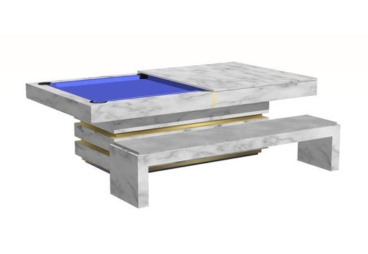 Hermosa Pool Table Marble Cristallo