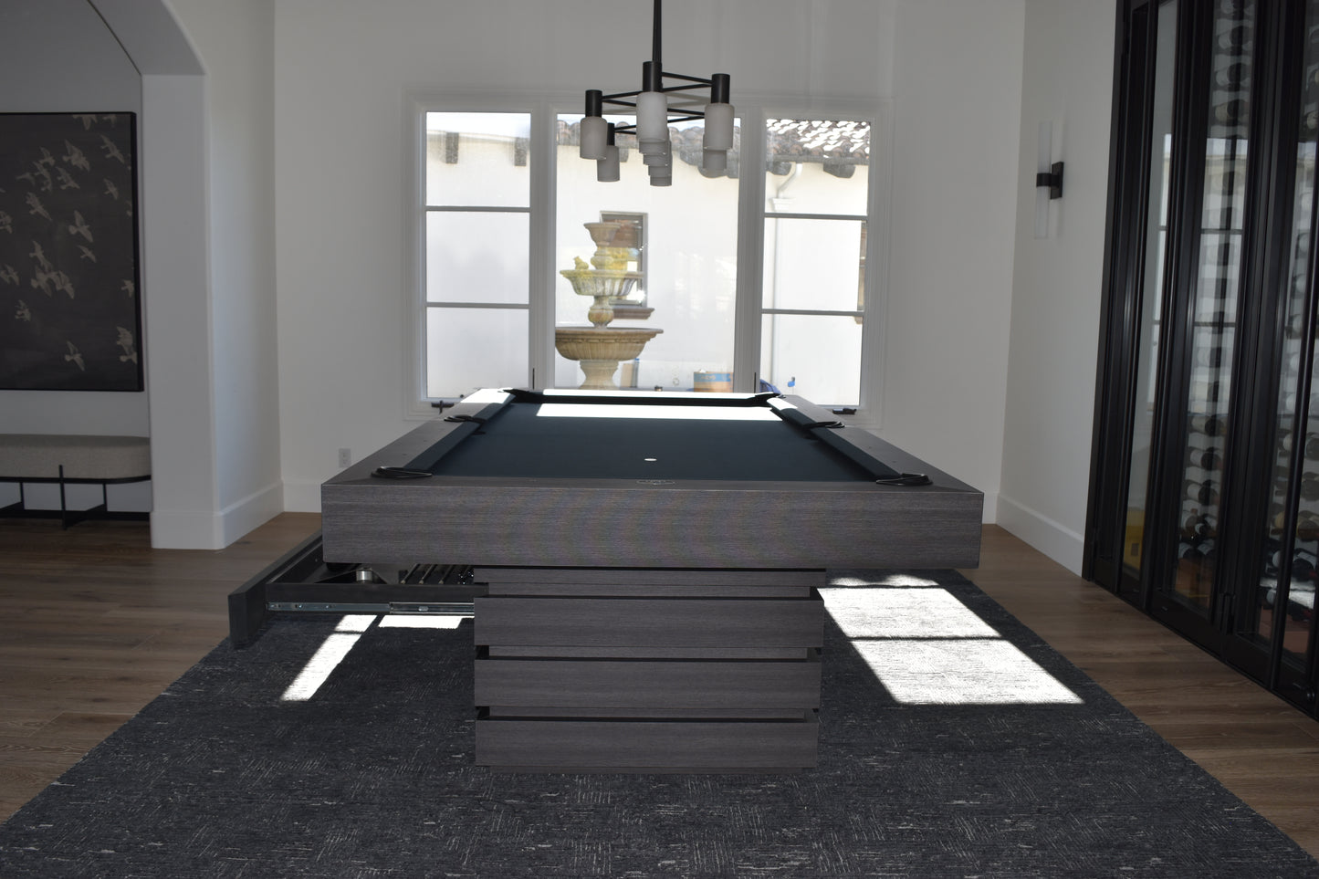 Hermosa Pool Table Aspen Grey Oak