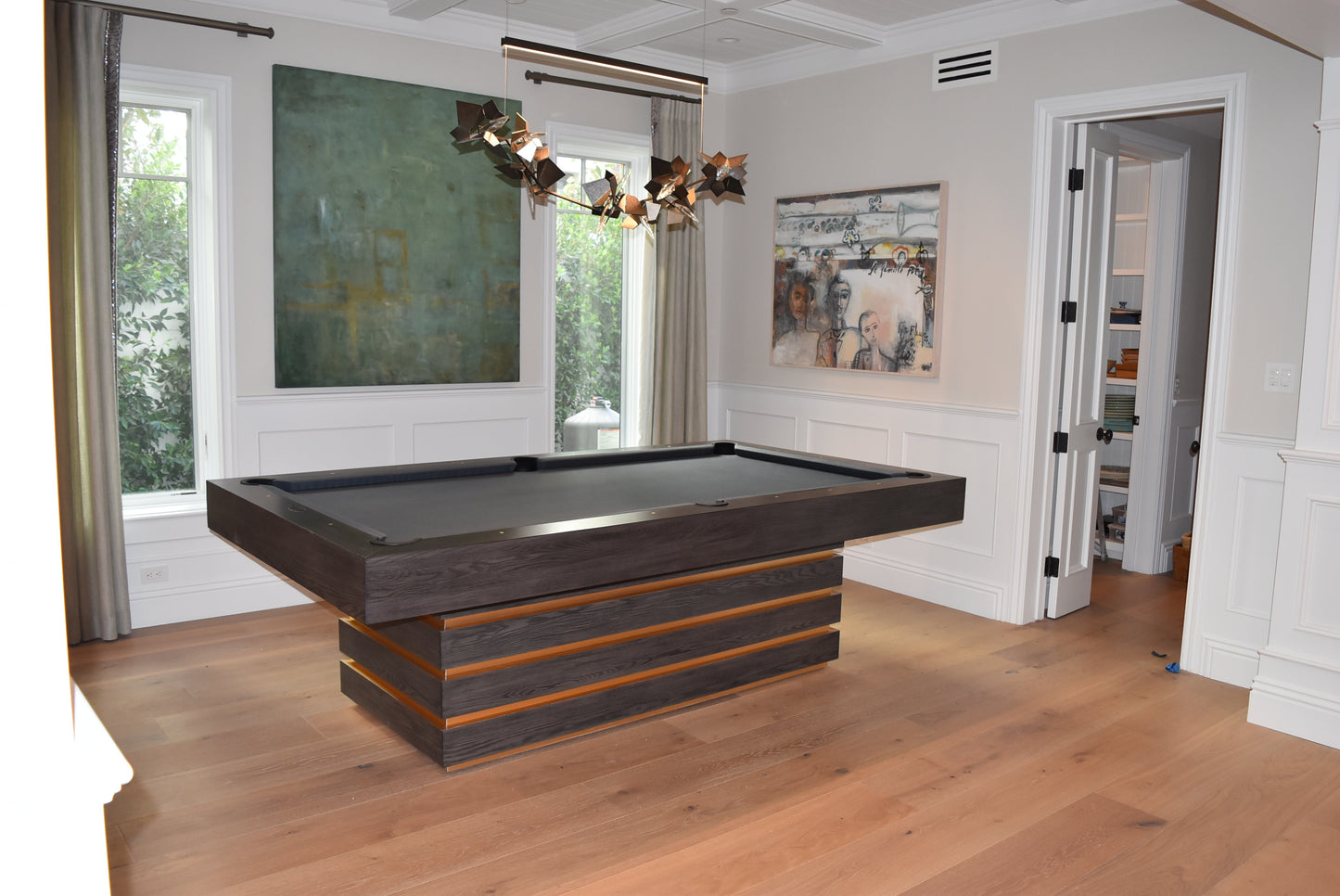 Hermosa Pool Table Designer Grey Oak
