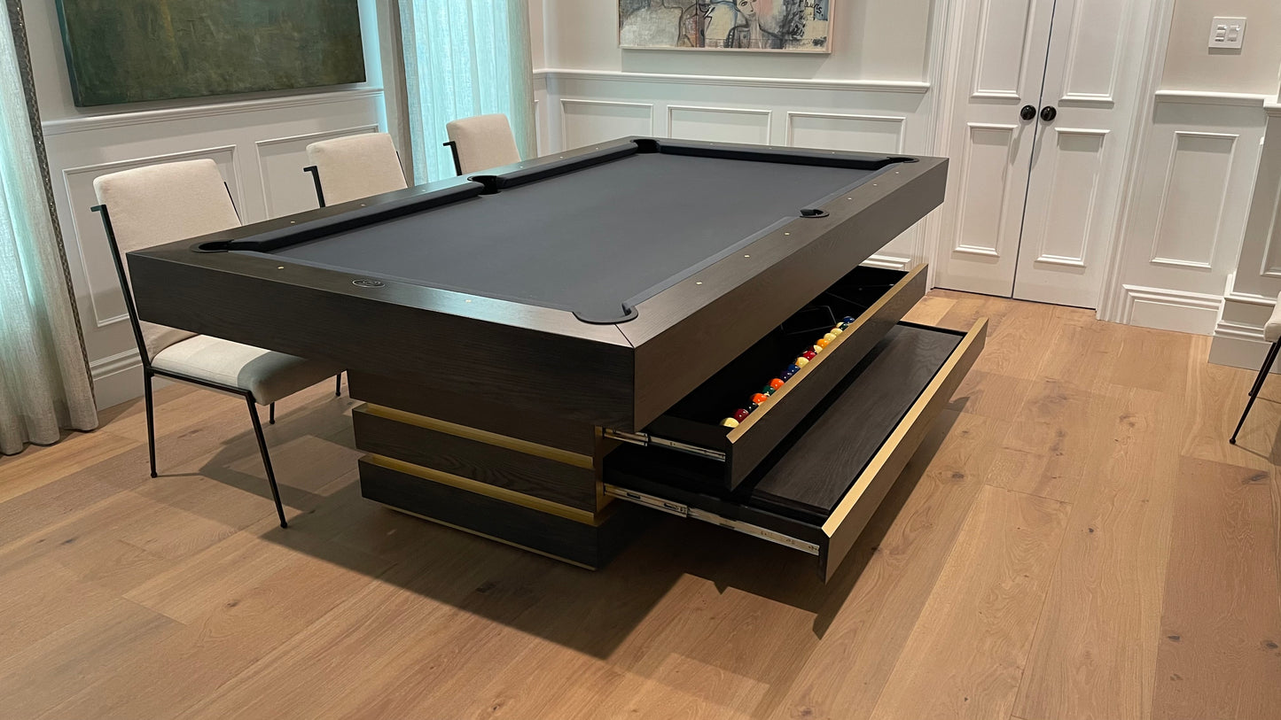 Hermosa Pool Table Designer Grey Oak