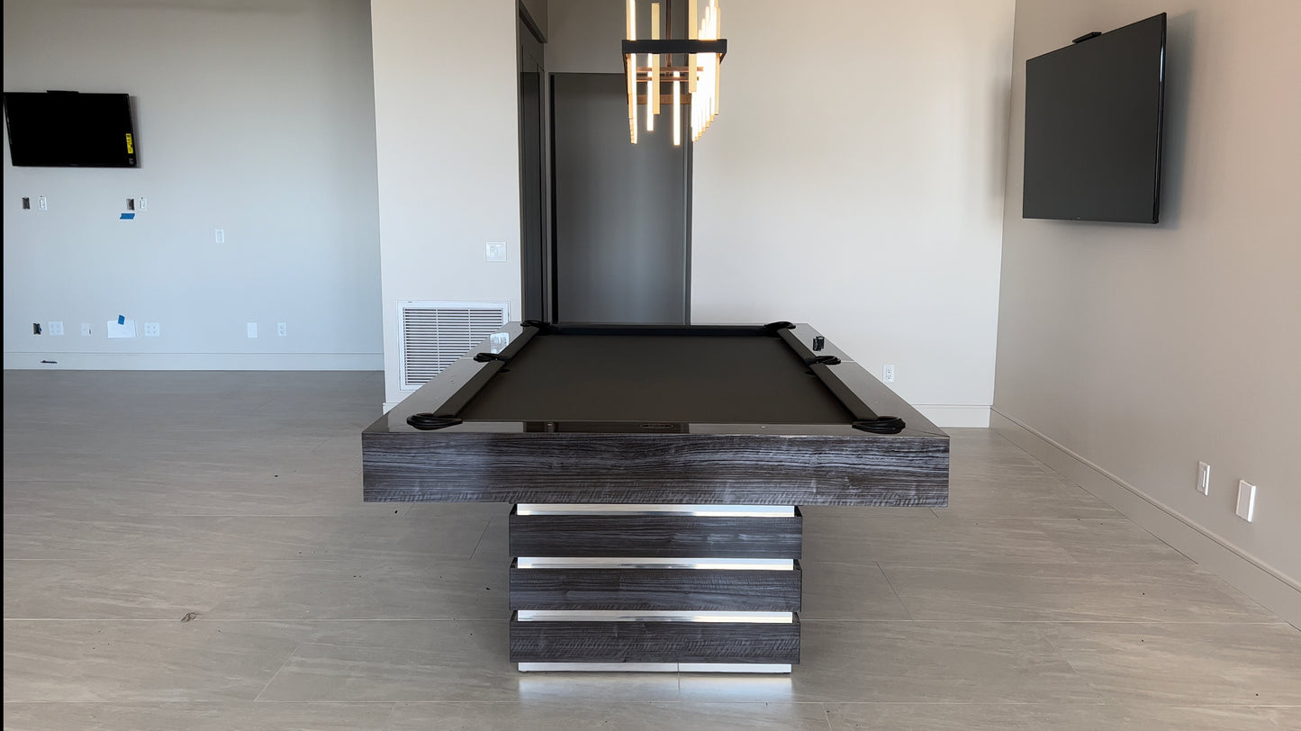 Hermosa Pool Table Shimmerwood Grey