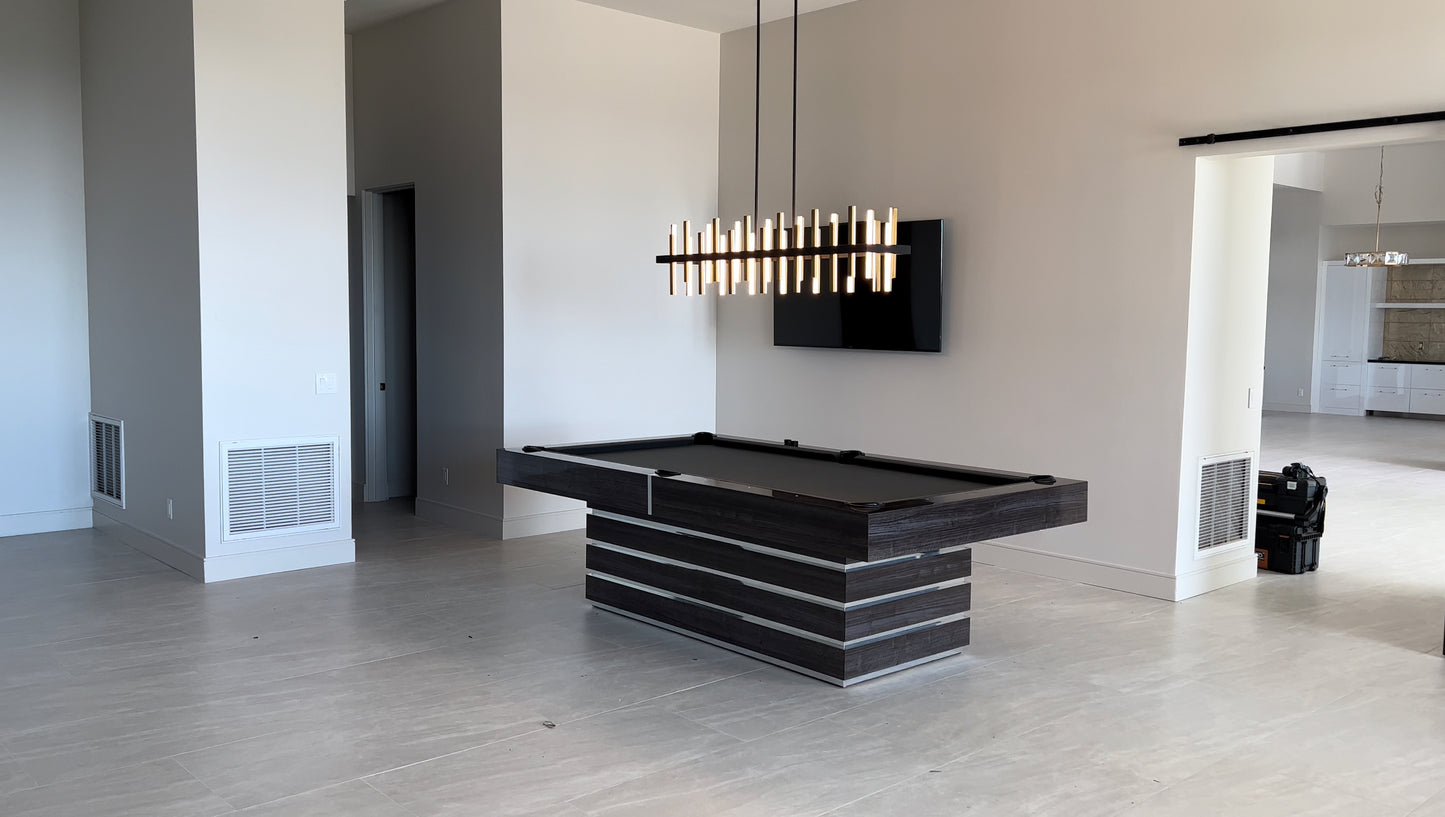 Hermosa Pool Table Shimmerwood Grey