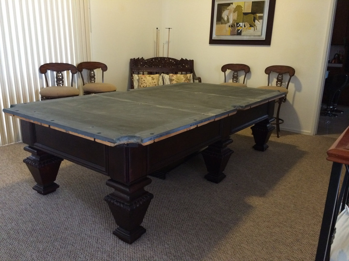 Used World Of Leisure 9'ft Pool Table