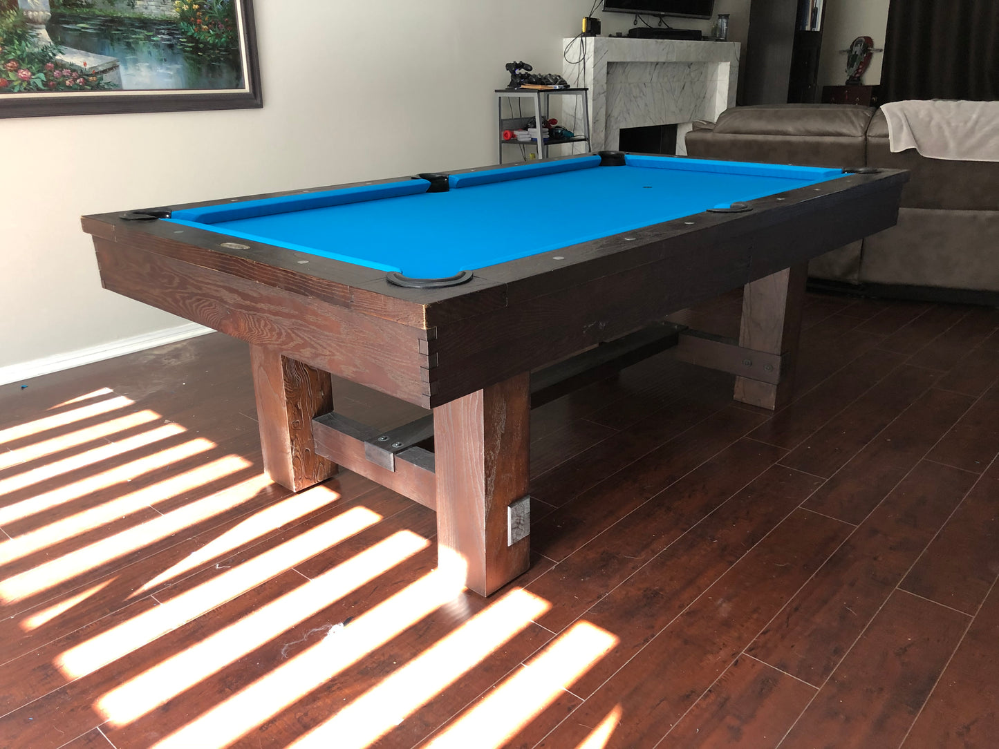 Reno Pool Table Brown