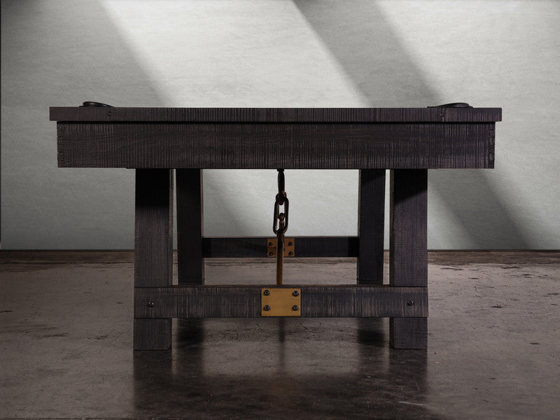 Isaac Pool Table Distrsed Black