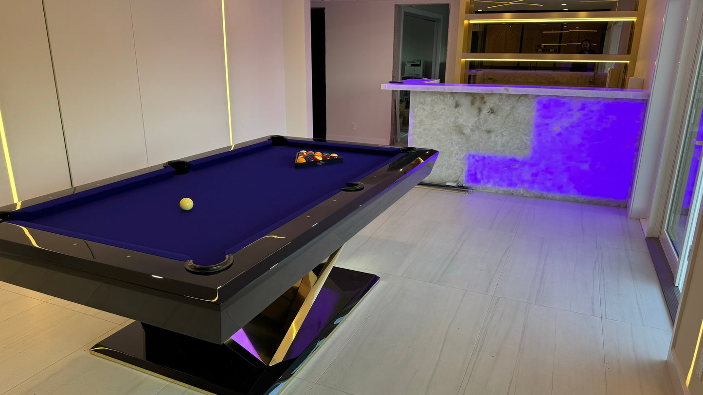 Ixion Pool Table Piano Finish