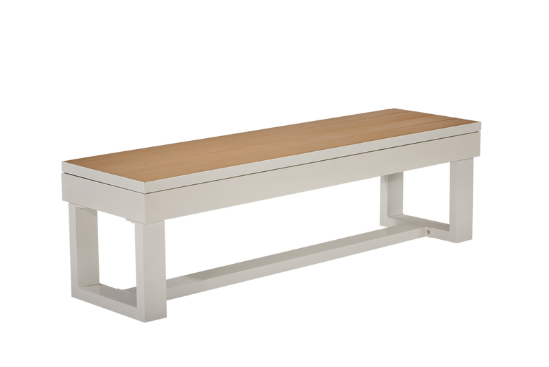 Lanai Outdoor Bench Oyster Grey