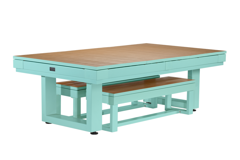 Lanai Out Door Pool Table Seafoam Teal