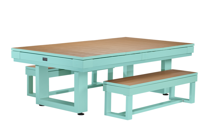 Lanai Out Door Pool Table Seafoam Teal