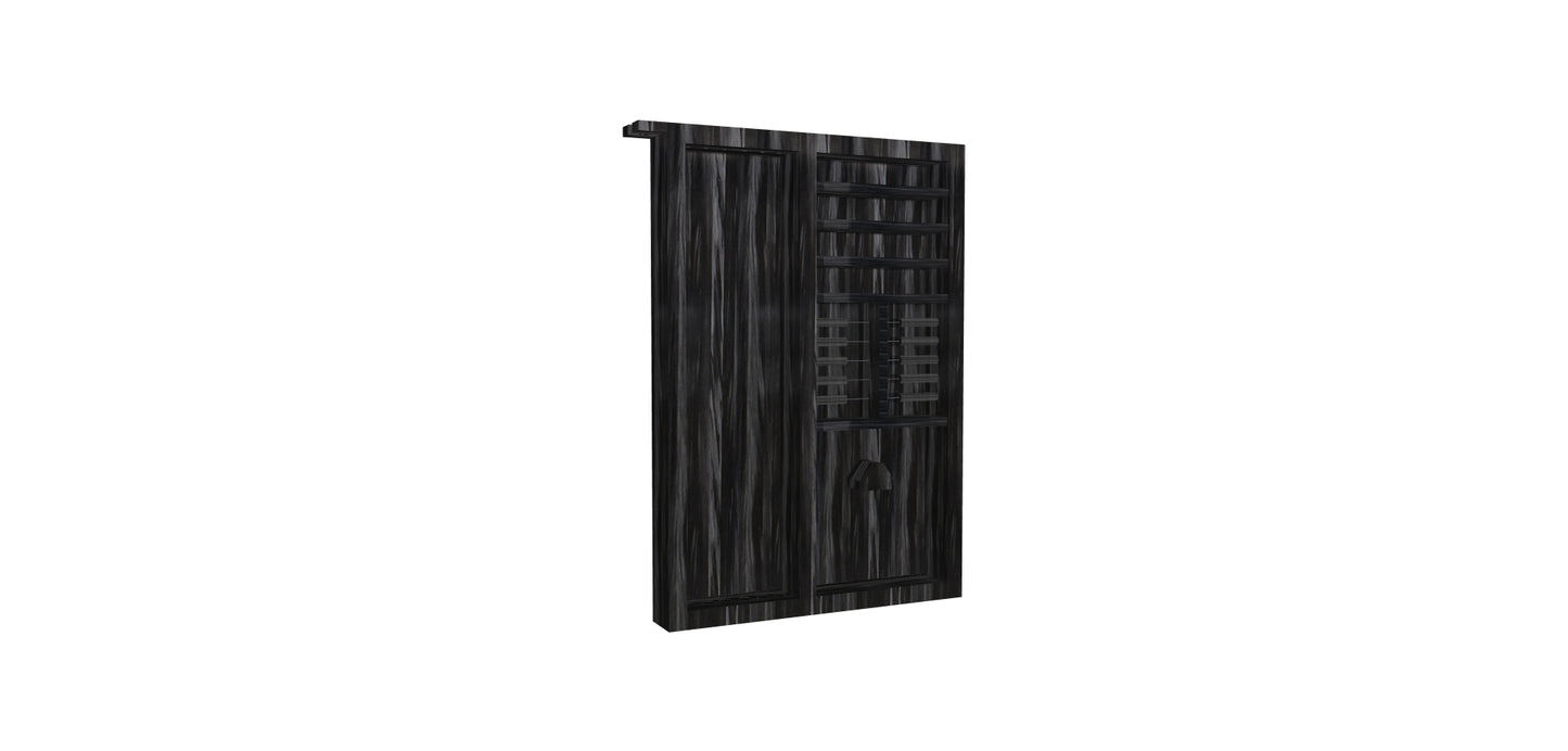 Lounge Modern Wall Cue Rack Combination