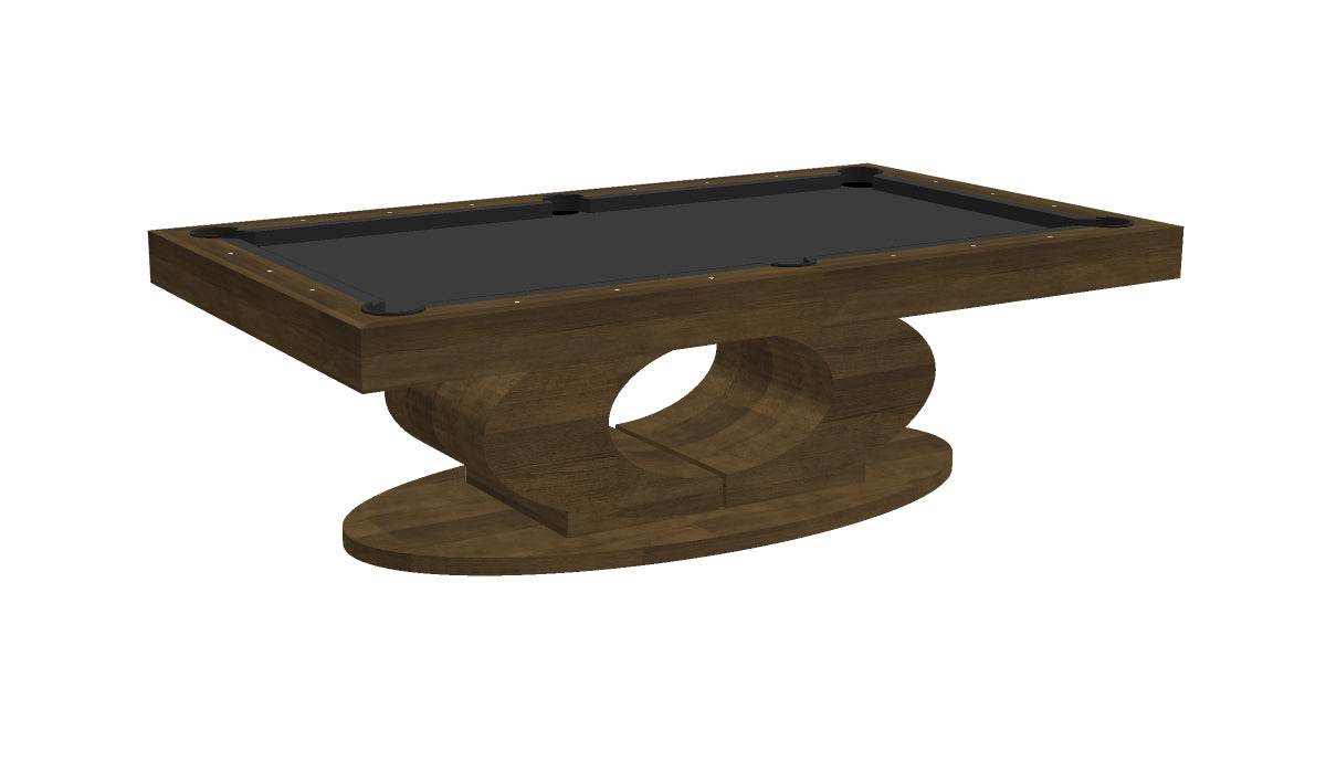 Oval Pool Table