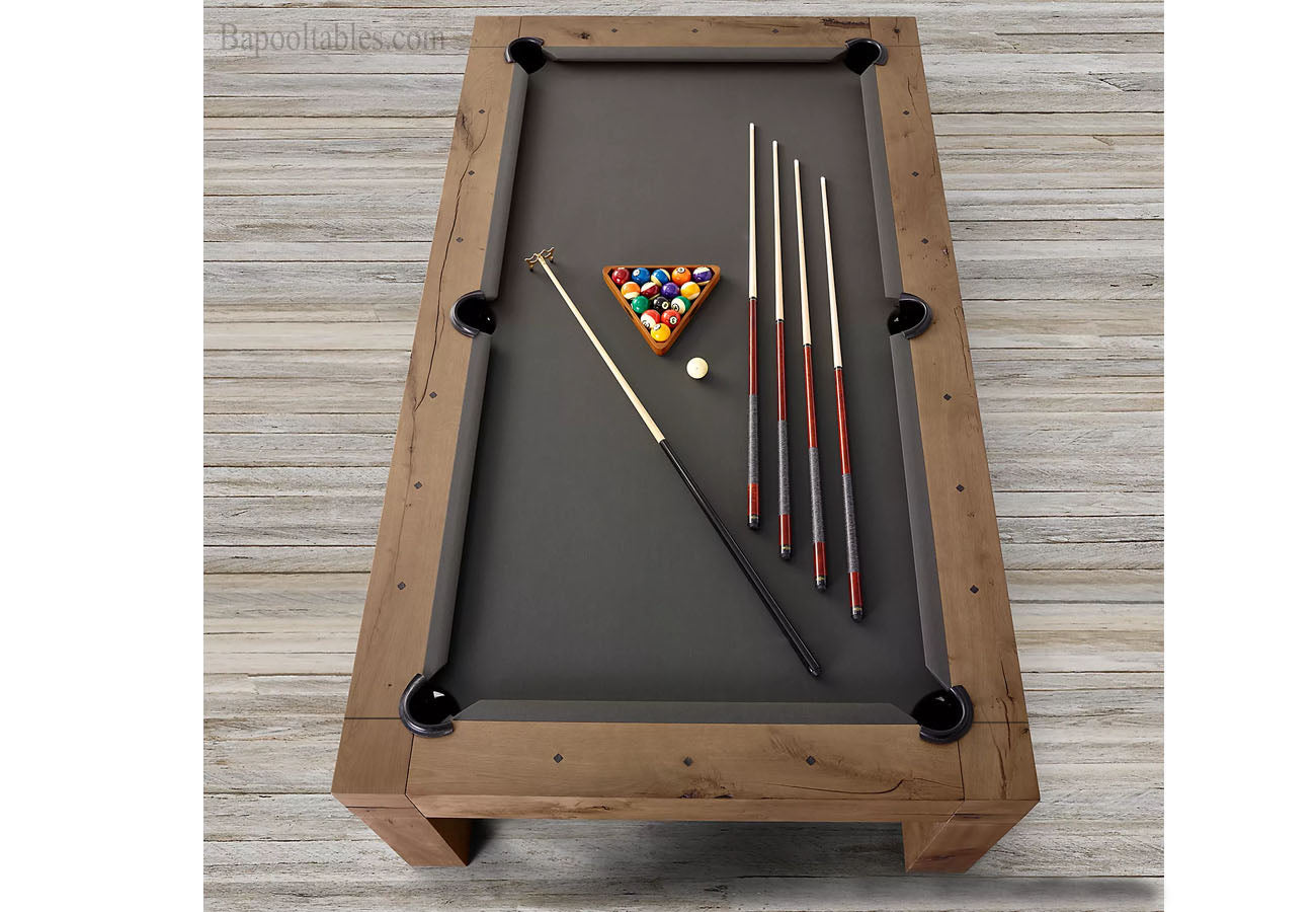 8ft Parsons Pool Table Dry Oak in stock Delivery in 1 to 3 Days