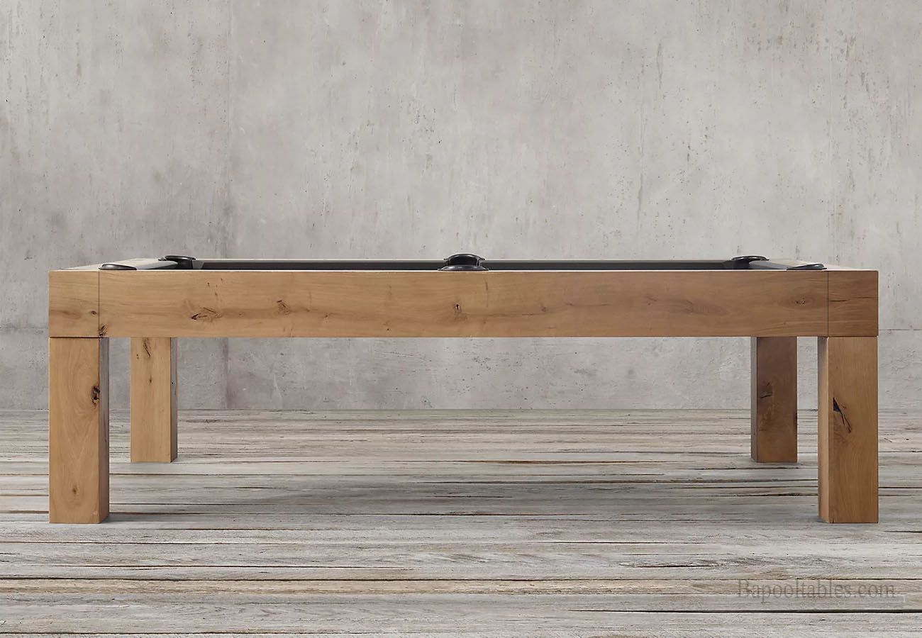 8ft Parsons Pool Table Dry Oak in stock Delivery in 1 to 3 Days