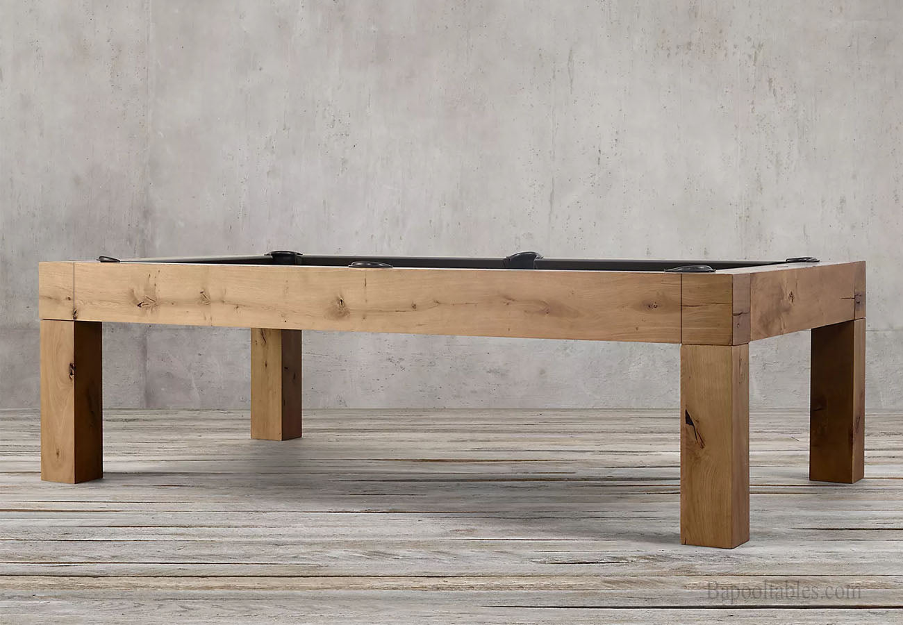 8ft Parsons Pool Table Dry Oak in stock Delivery in 1 to 3 Days