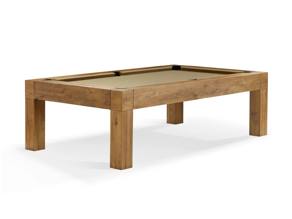 8ft Parsons Pool Table Dry Oak in stock Delivery in 1 to 3 Days