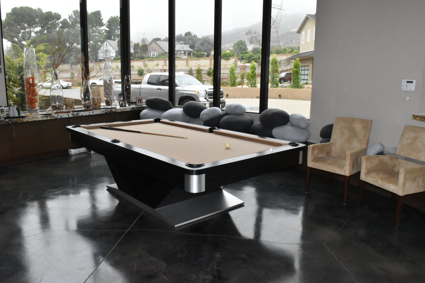 President Pool Table Round Rails