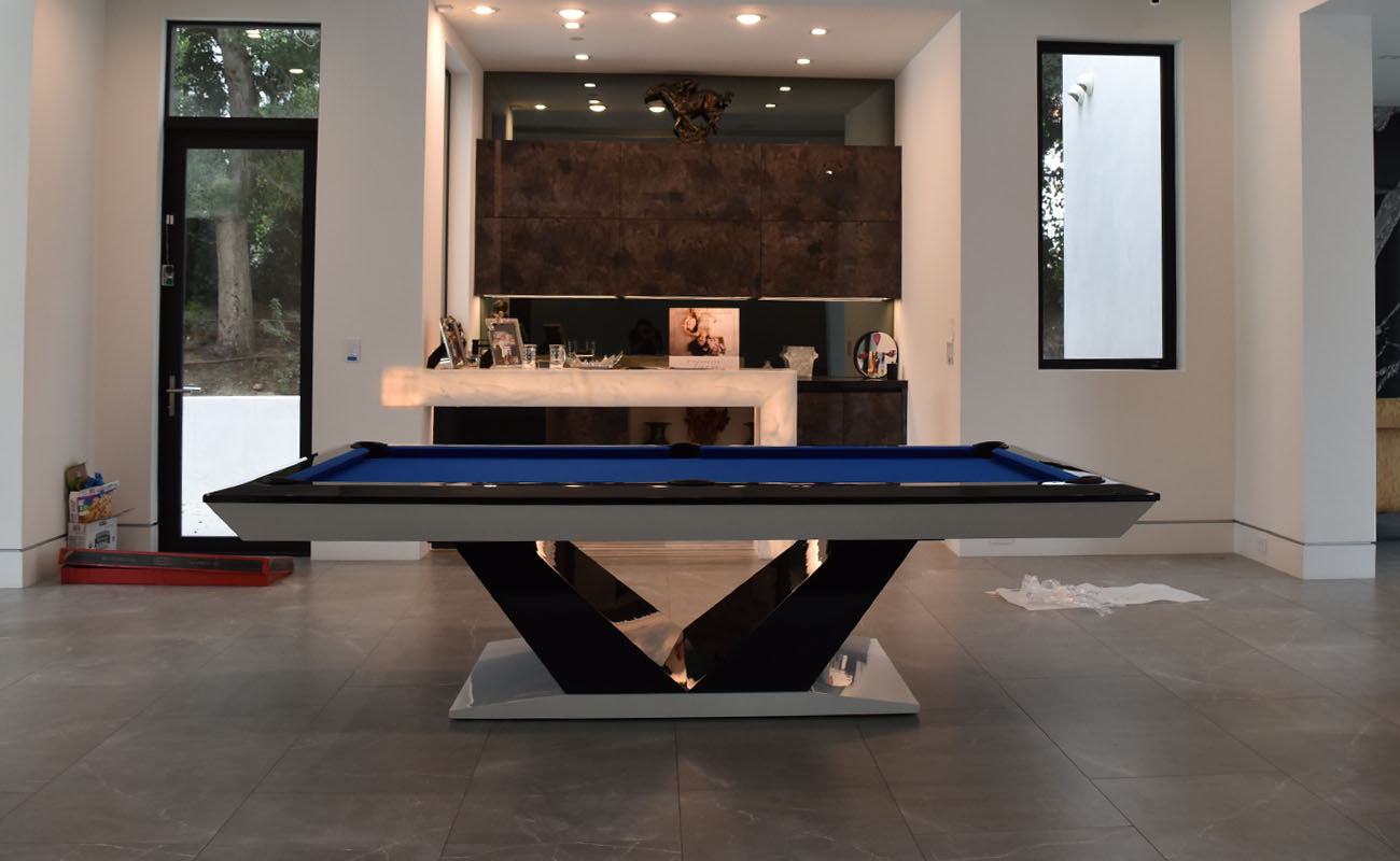 President Pool Table Angle Rails