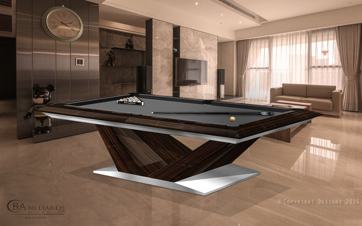 President Pool Table Angle Rails