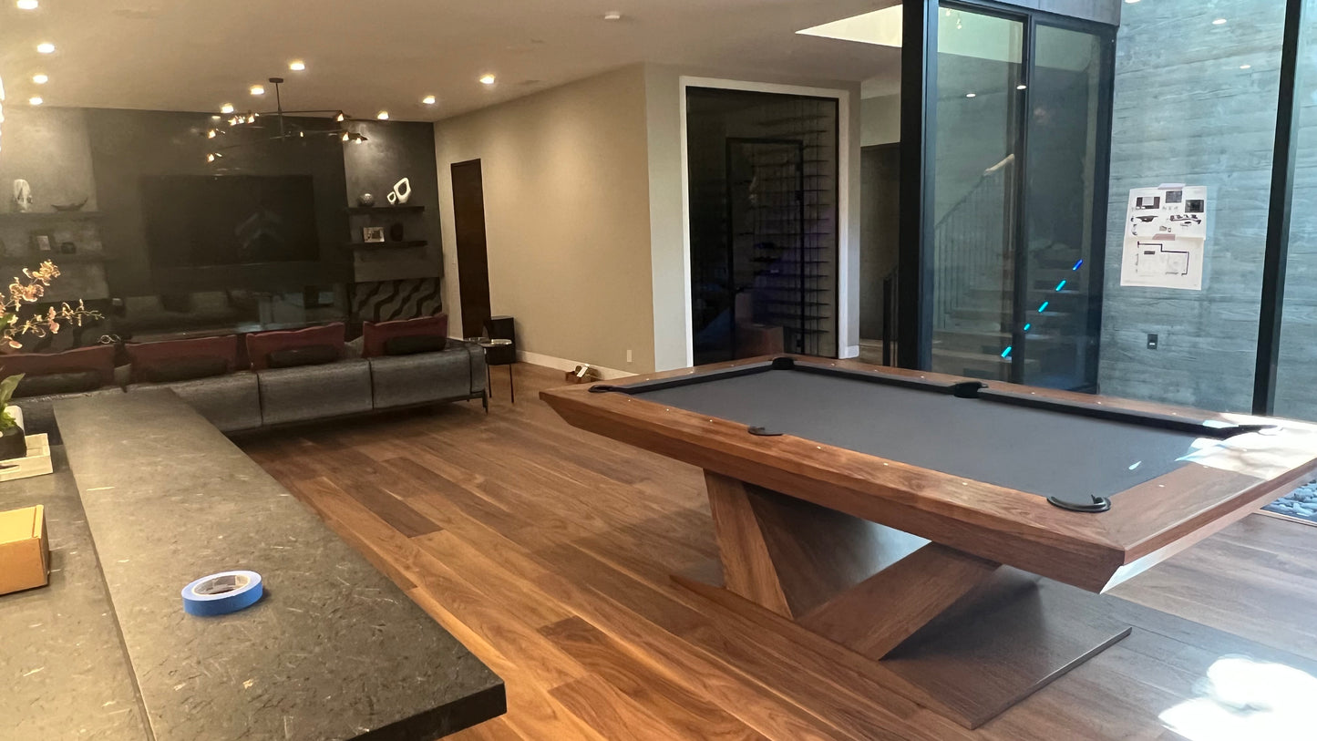 President Pool Table Angle Rails