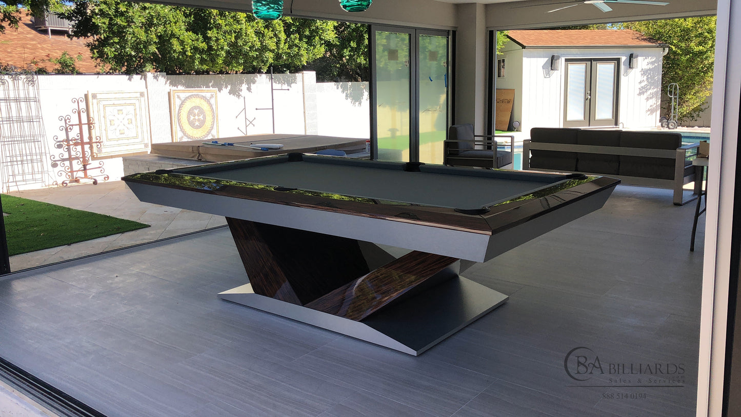 President Pool Table Angle Rails