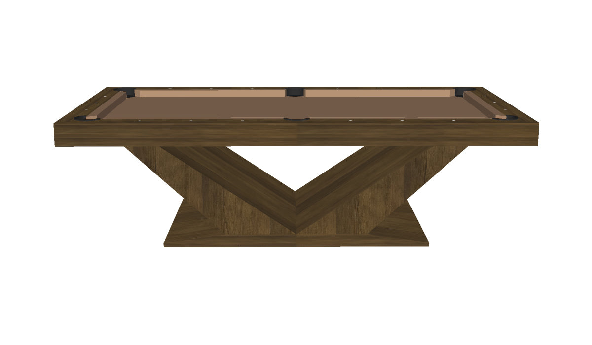 President Pool Table Square Rails
