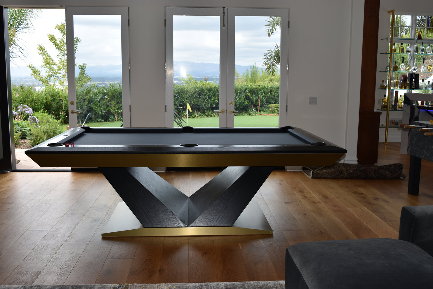 President Pool Table Angle Rails