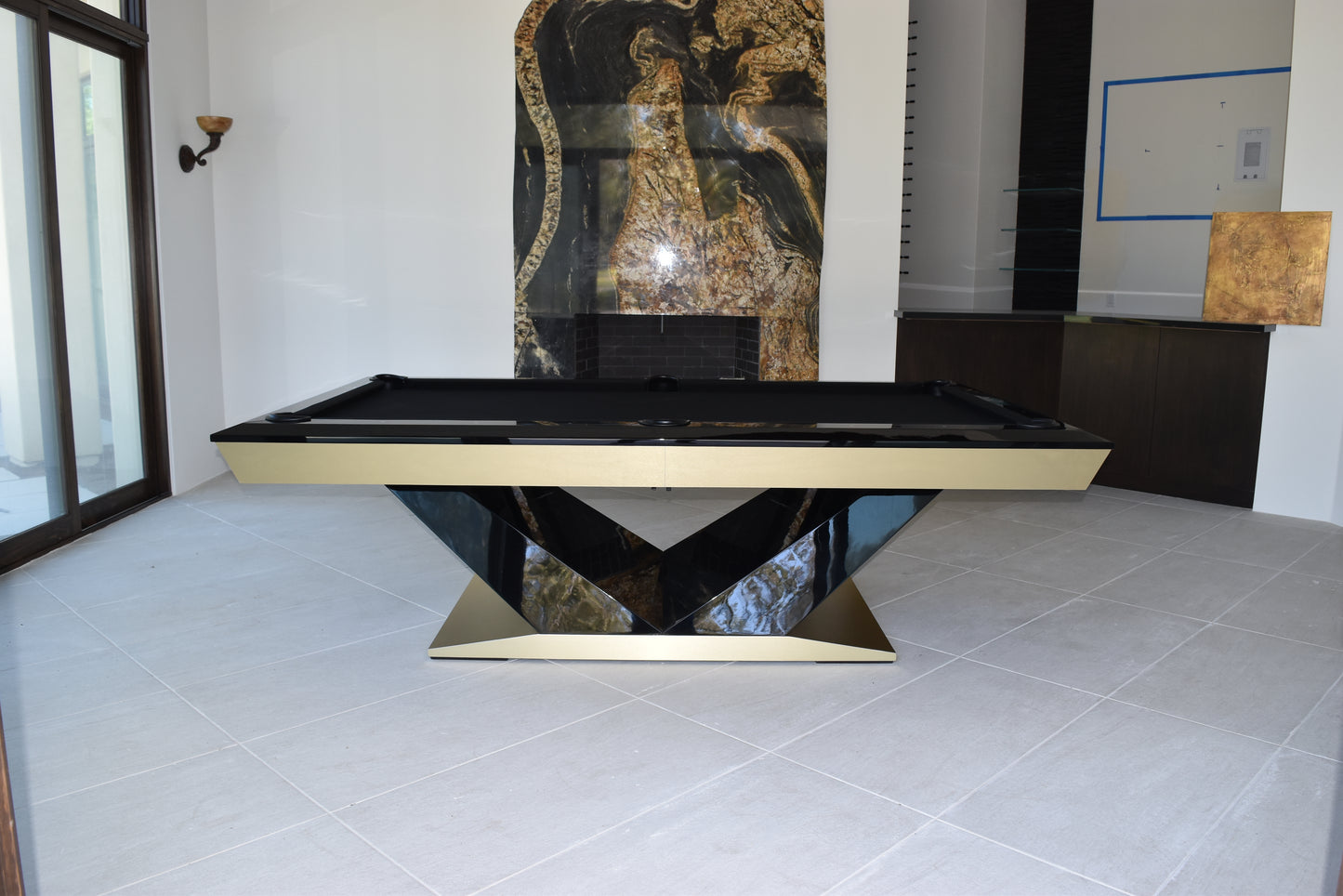 President Pool Table Angle Rails