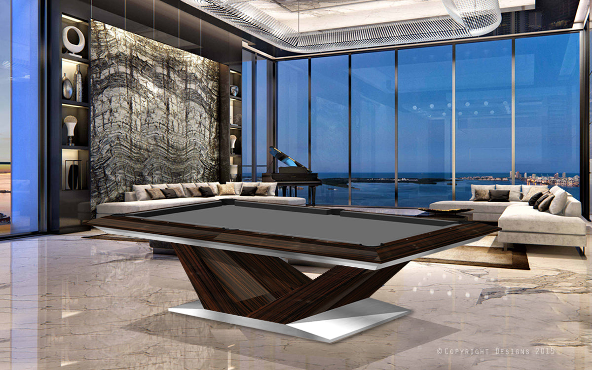 President Pool Table Angle Rails