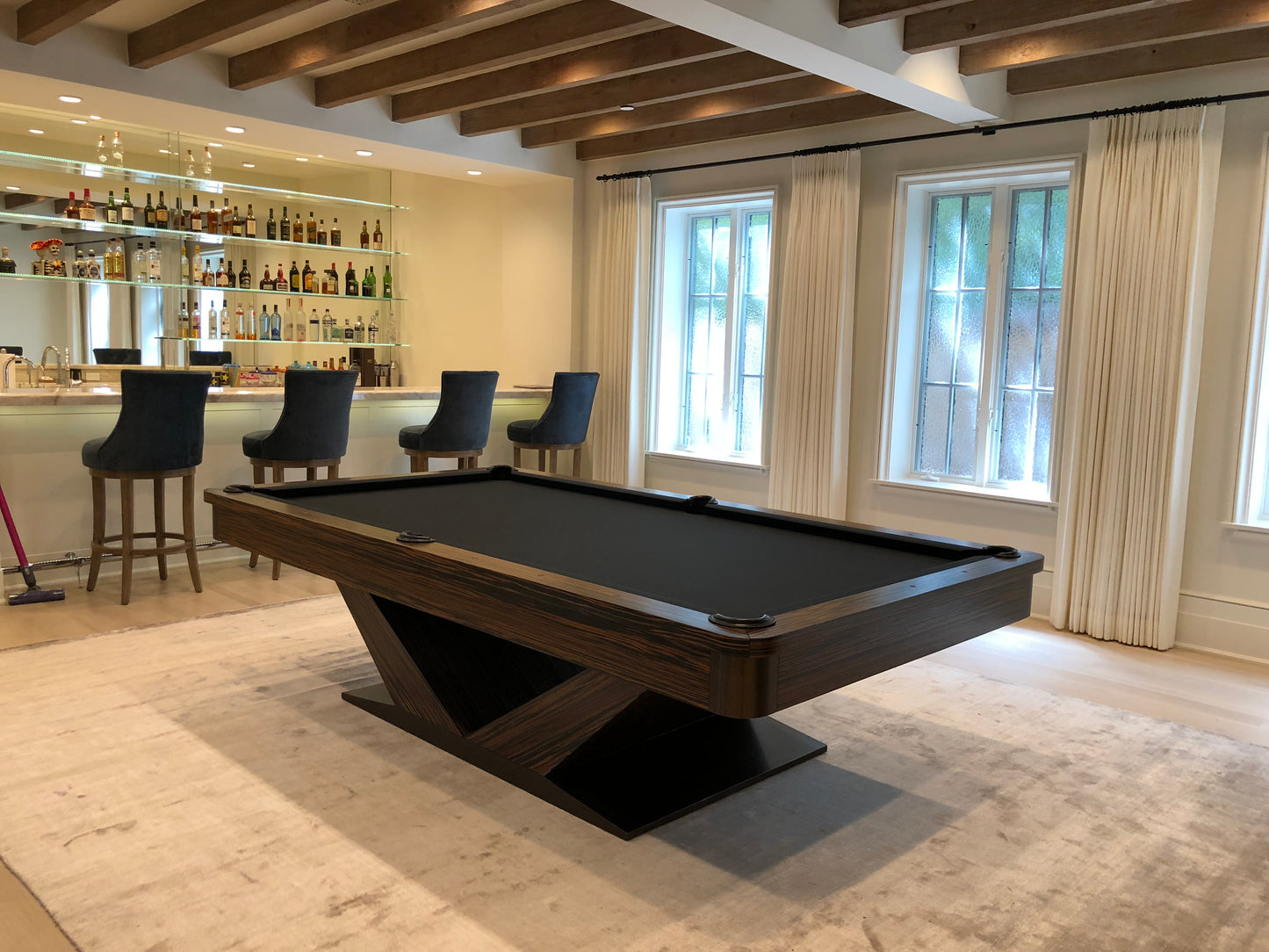 President Pool Table Round Rails