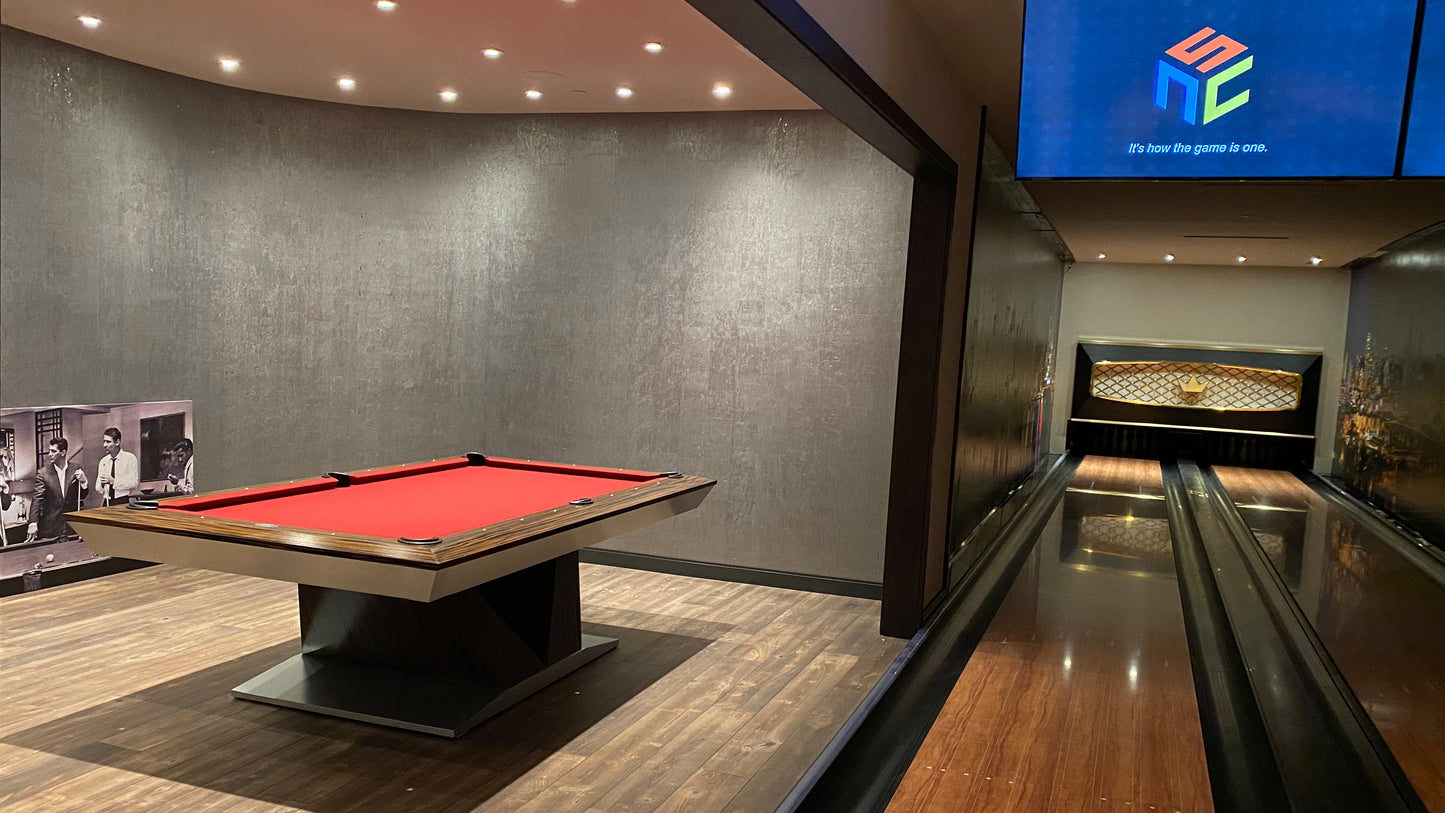 President Pool Table Angle Rails